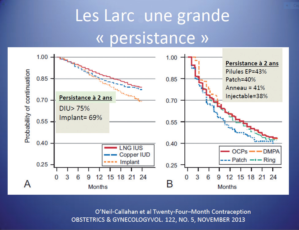 Les Larc d'une grande "persistance"